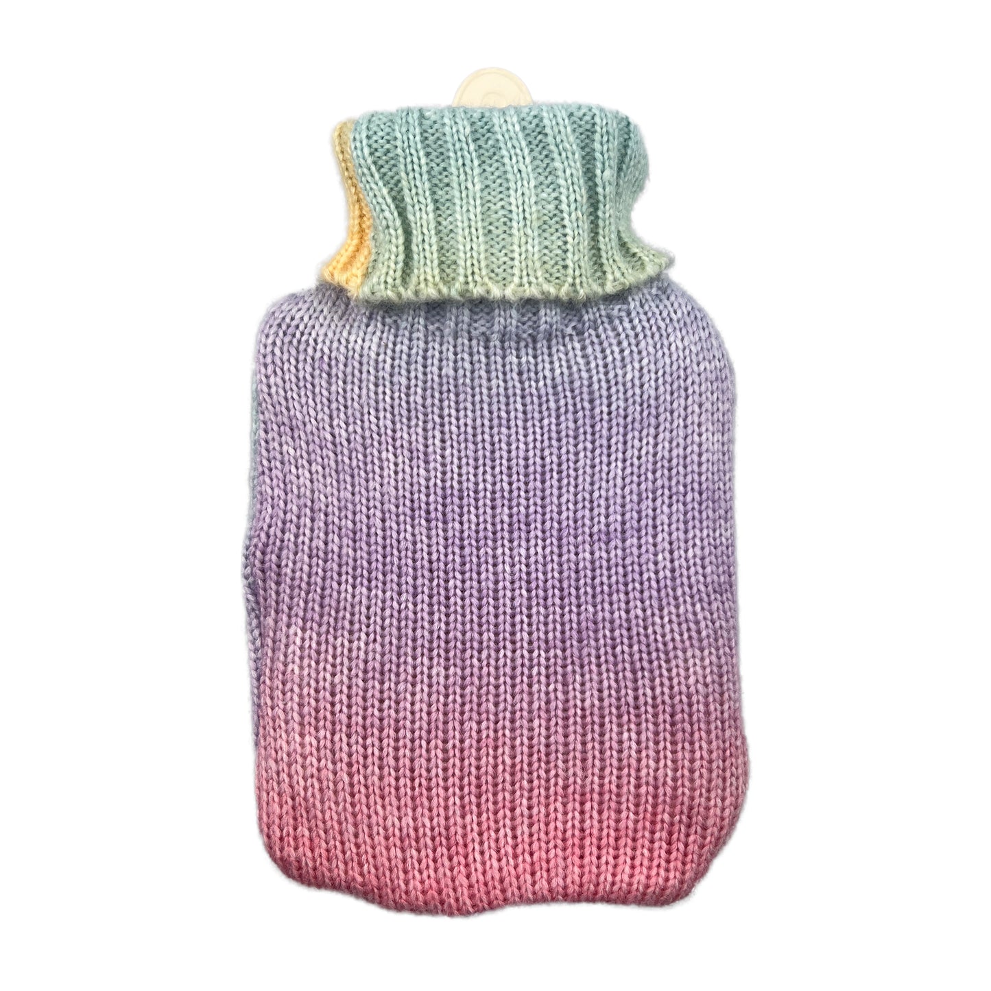 Hot Water Bottle 700mL & Cover - Rainbow Knit