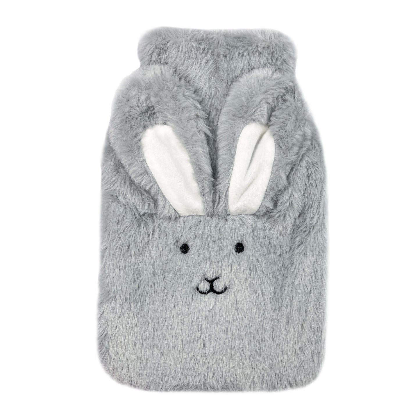 Hot Water Bottle 700mL & Cover - Grey Bunny - The Grain Shop