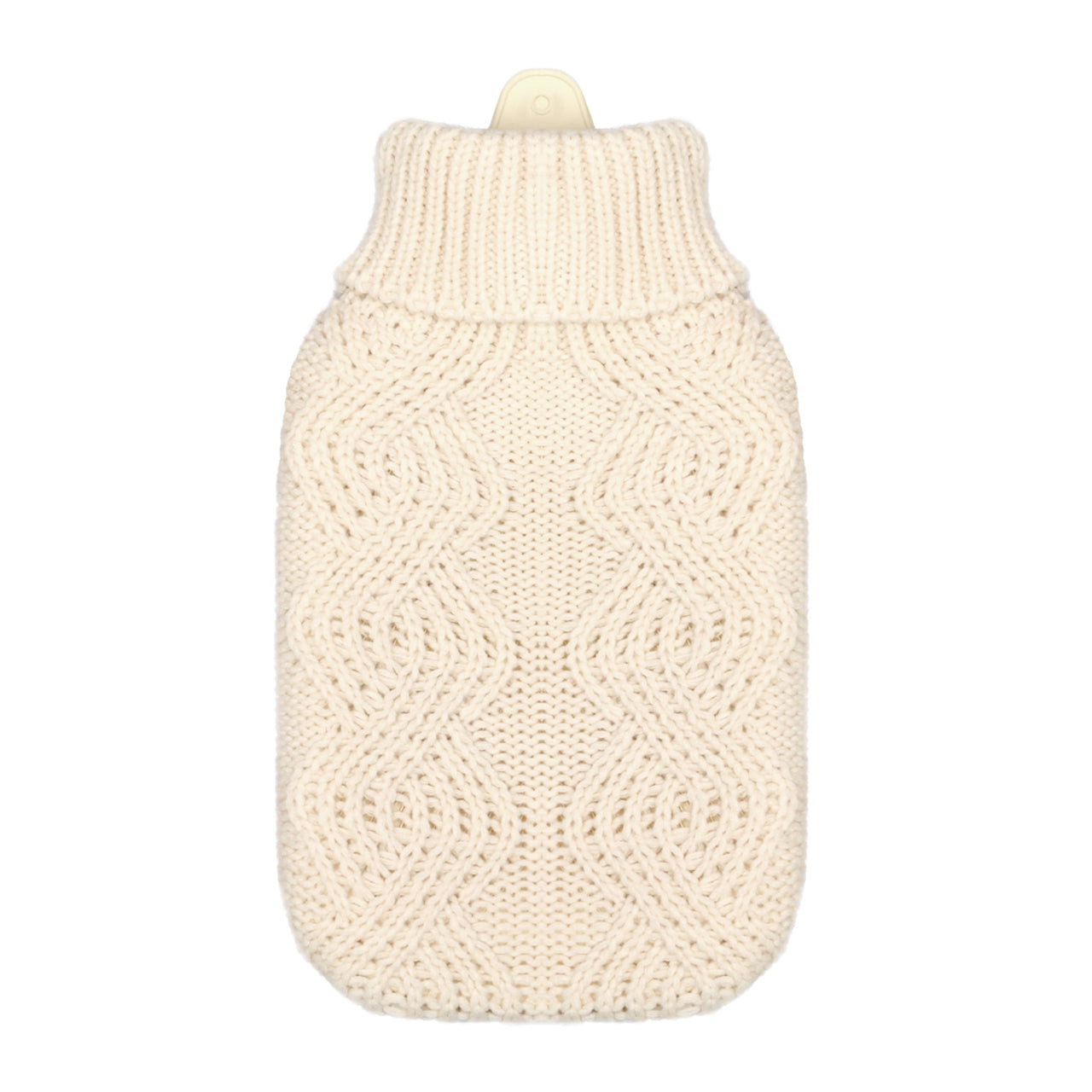 Hot Water Bottle & Cover - Cream Cable Knit - The Grain Shop