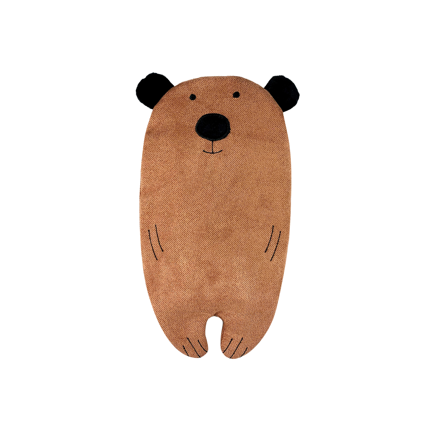 Small Wheat Heat Bag Animal - Flat Bear - The Grain Shop