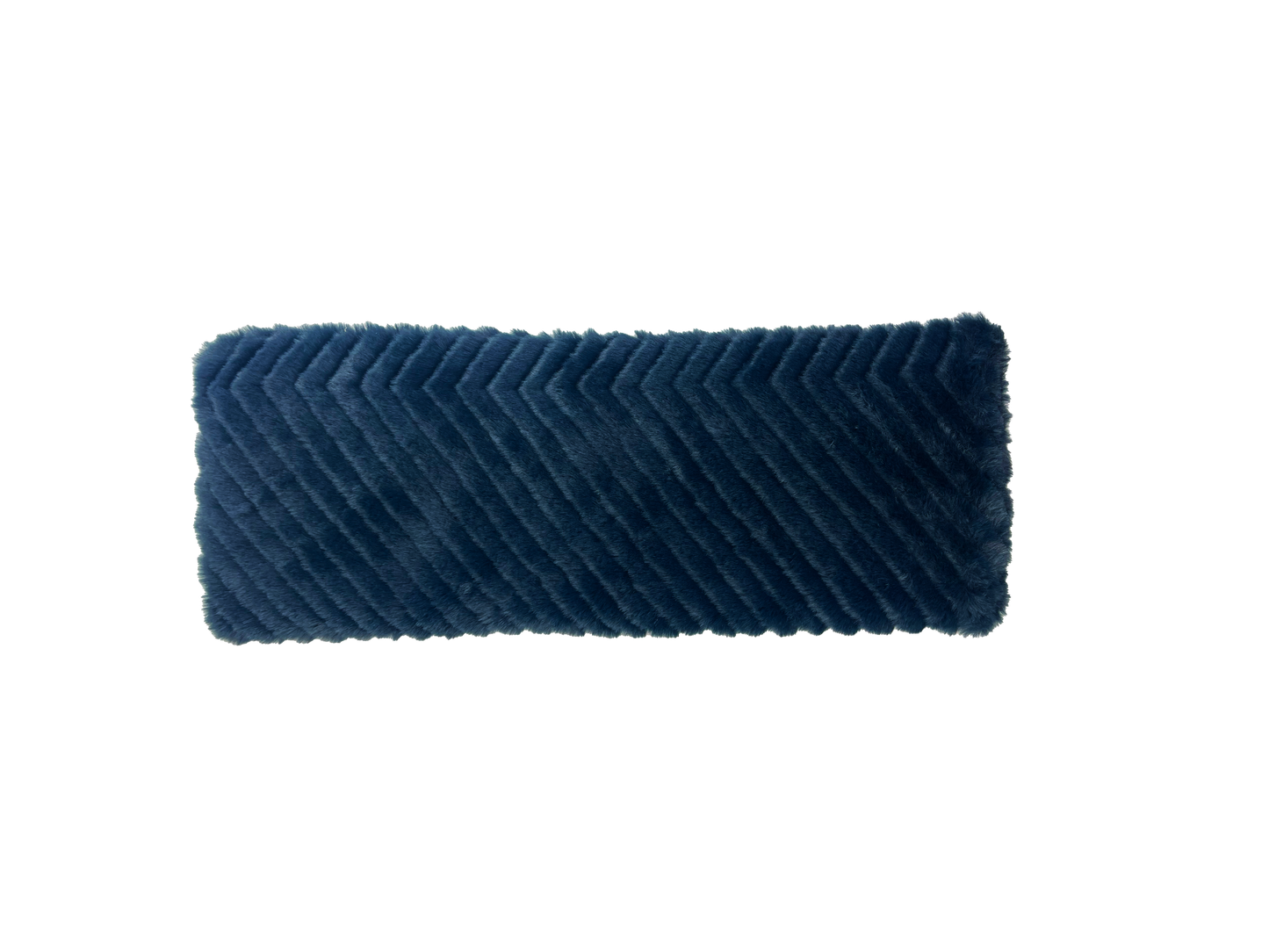 Wheat Heat Bag - Navy Chevron Plush