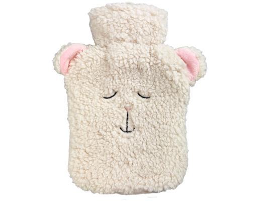 Hot Water Bottle 700mL & Cover - Sheep