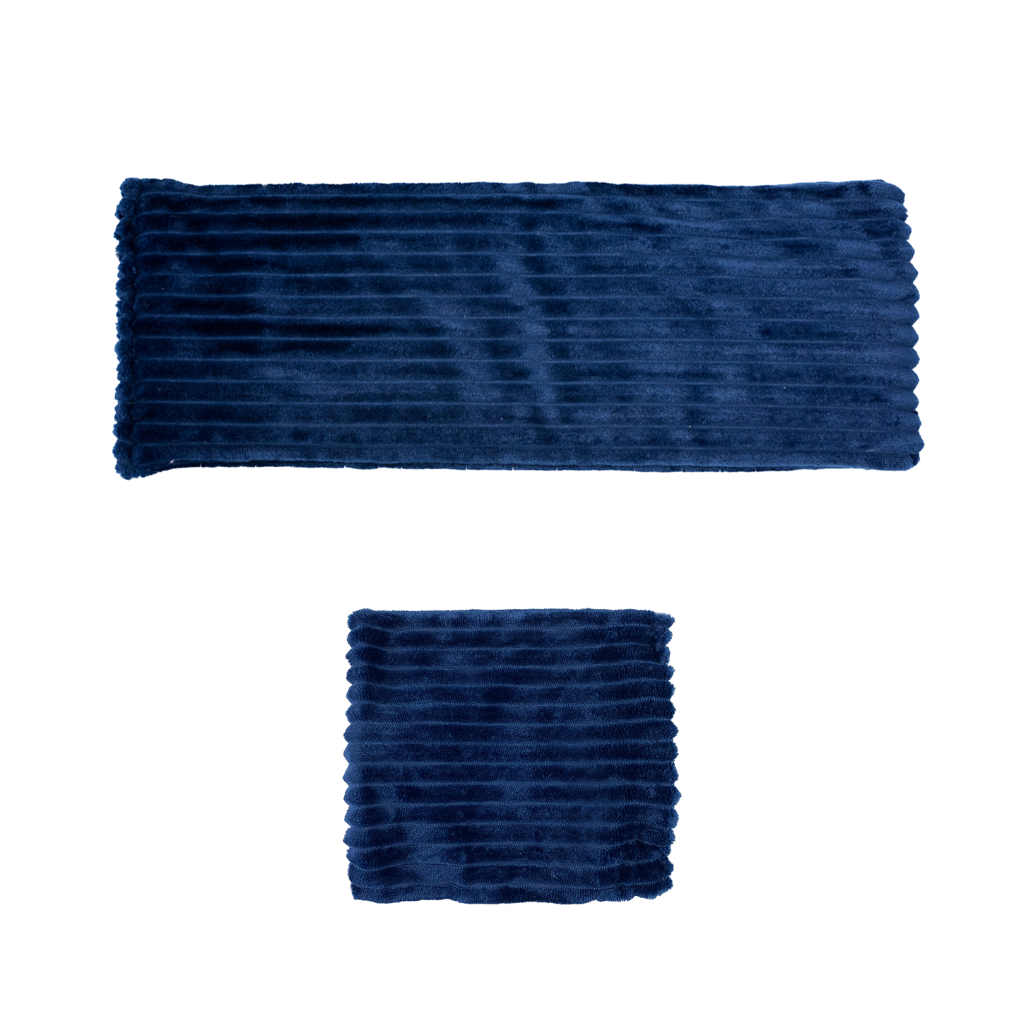 Wheat Heat Bag - Navy Cord w/ Small Wheat Bag - The Grain Shop