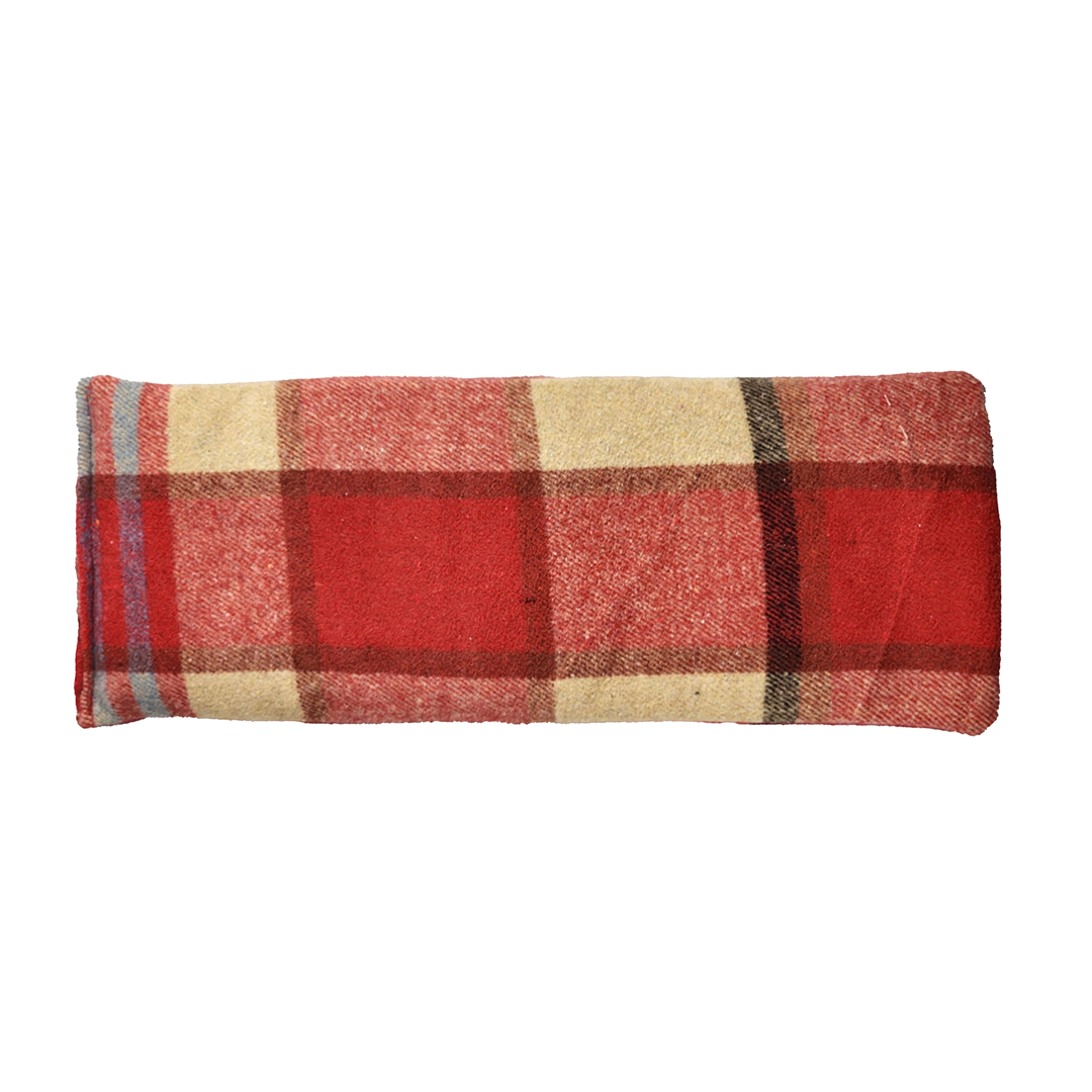 Wheat Heat Bag - Yarn Dyed Orange Check