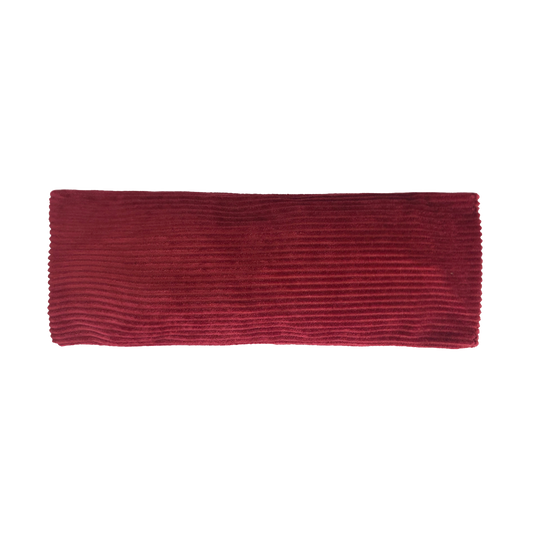 Wheat Heat Bag - Burgundy Cord - The Grain Shop