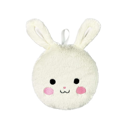 Small Wheat Heat Bag Animal - Rabbit Cuddler (White) - The Grain Shop