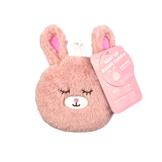 Small Wheat Heat Bag Animal - Rabbit Cuddler (Pink) - The Grain Shop