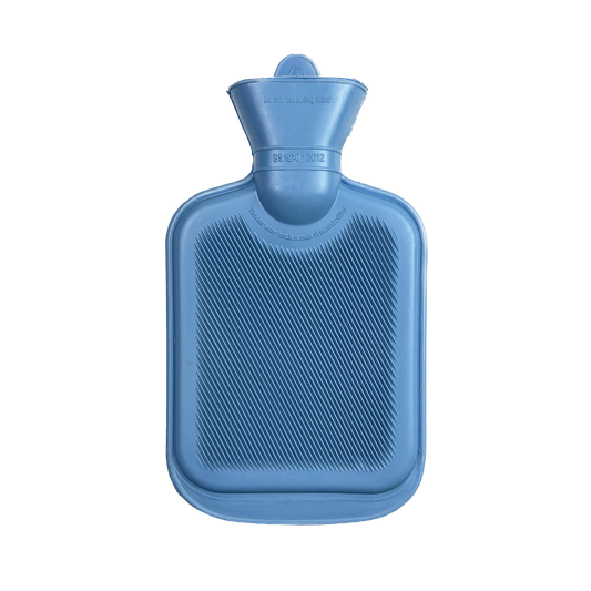 700ml Hot Water Bottle - Blue - The Grain Shop