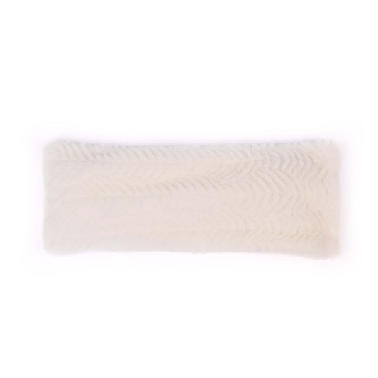 Vanilla Feathered Plush - Wheat Heat Up