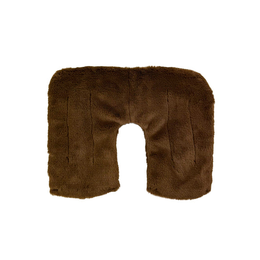 Wheat Heat Neck Pillow - Chocolate Plush - The Grain Shop