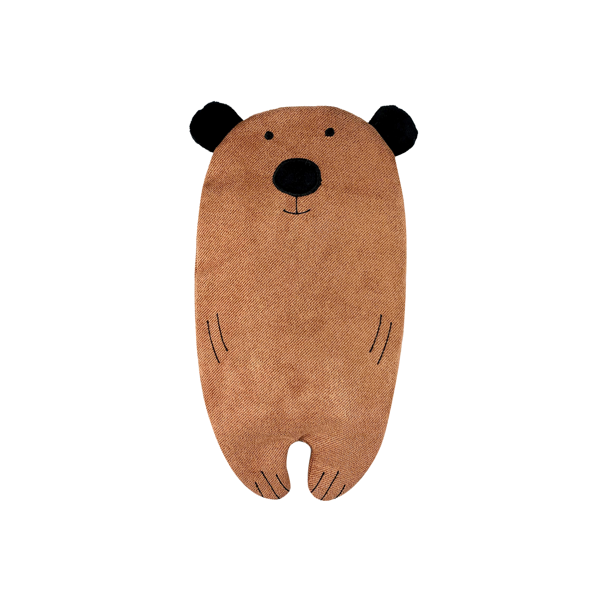 Small Wheat Heat Bag Animal - Flat Bear - The Grain Shop