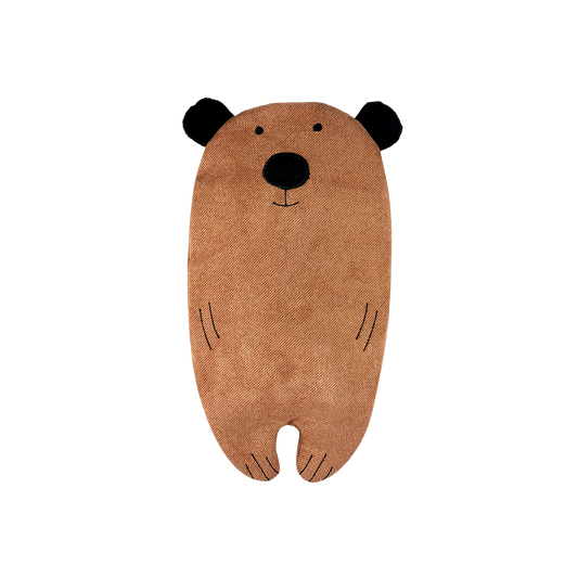 Small Wheat Heat Bag Animal - Flat Bear - The Grain Shop