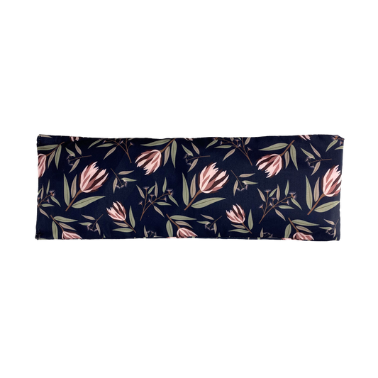 Wheat Heat Bag - Navy Floral - The Grain Shop