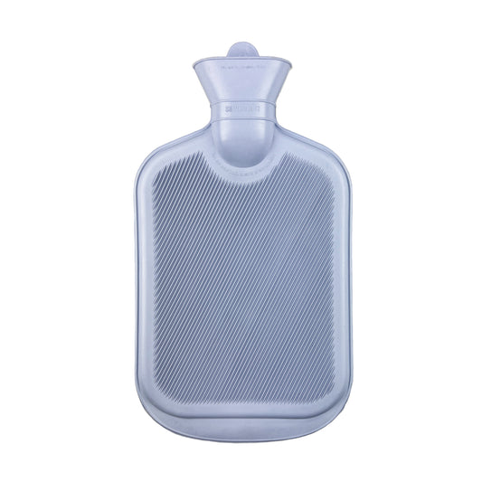 Hot Water Bottle & Cover - Ice Blue - The Grain Shop