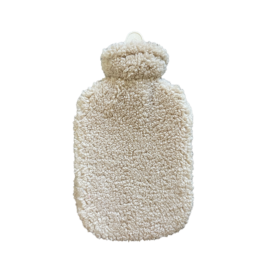 Hot Water Bottle & Cover - Sand Sherpa - The Grain Shop