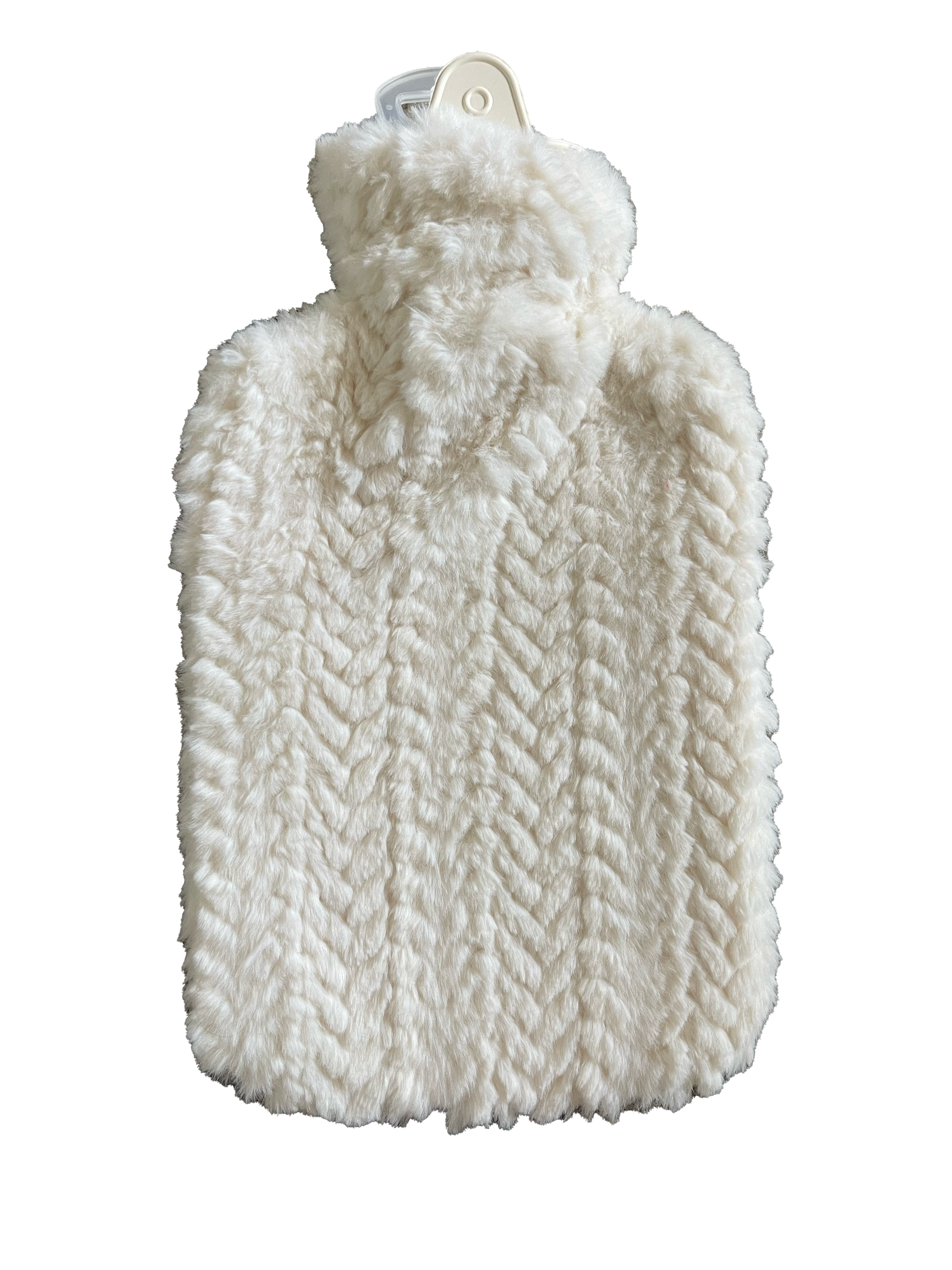 Hot Water Bottle & Cover - Cream Chevron - The Grain Shop