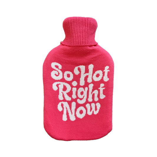 Hot Water Bottle & Cover - So Hot Right Now - The Grain Shop