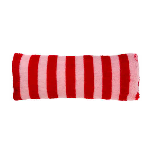 Wheat Heat Bag - Pink Stripe Plush - The Grain Shop