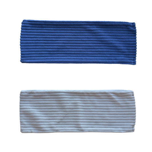 Wheat Heat Bag - Navy Blue/Grey - The Grain Shop