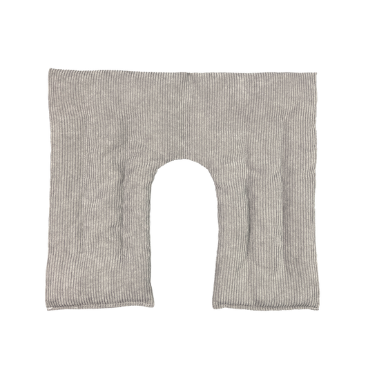 Wheat Heat Therapeutic - Light Grey Shoulder & Back Therapy - The Grain Shop