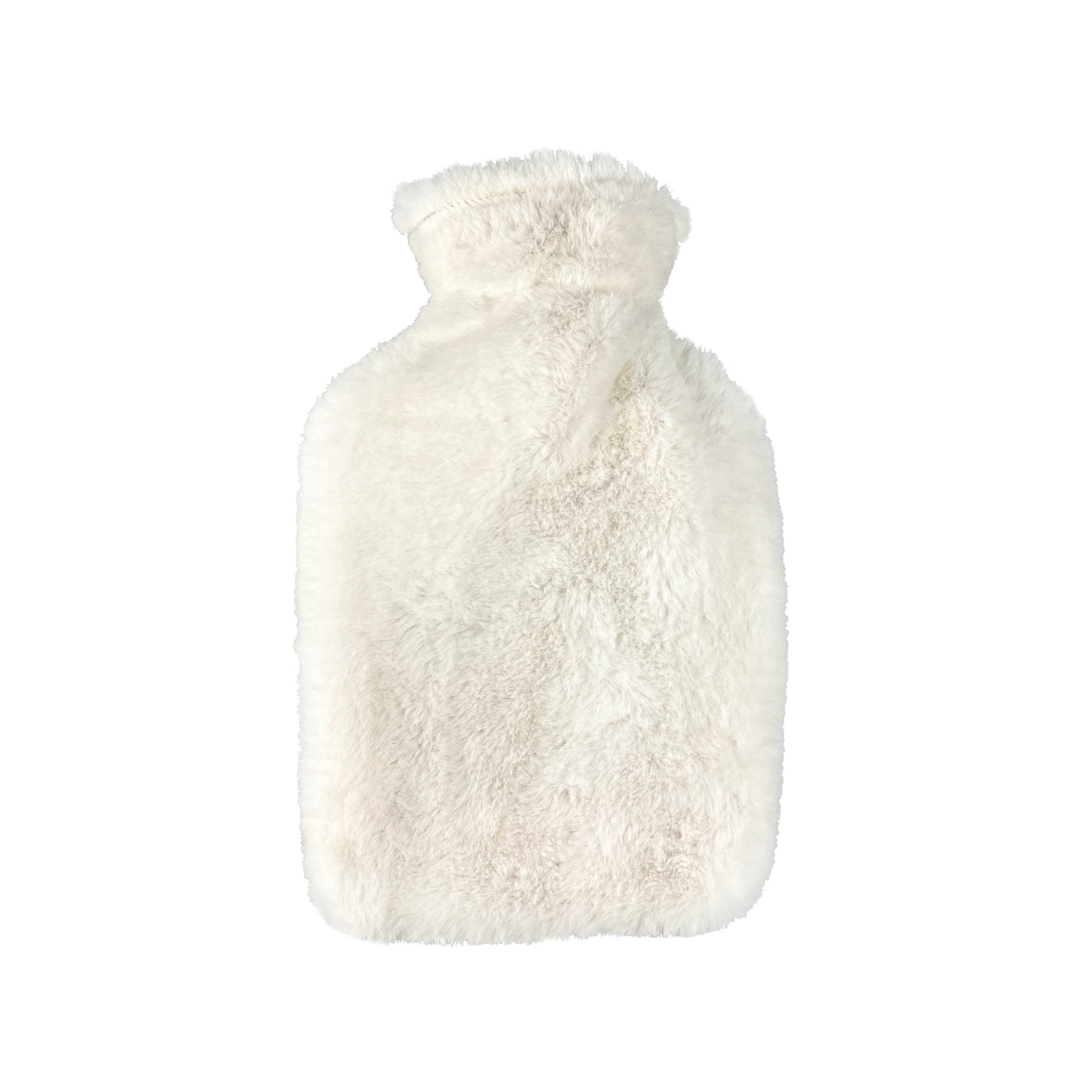 Hot Water Bottle 700mL & Cover - Winter White Faux Fur