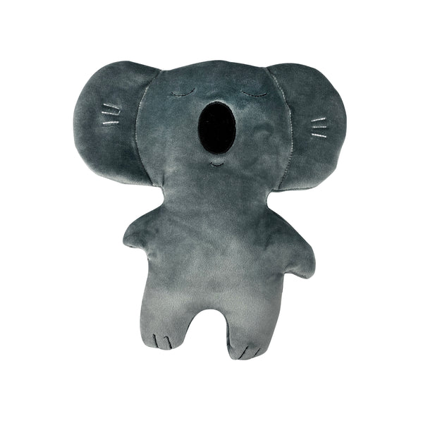 Small Wheat Heat Bag Flat Animal - Velour Koala