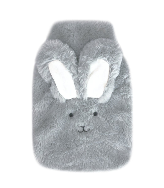 Hot Water Bottle 700mL & Cover - Grey Bunny