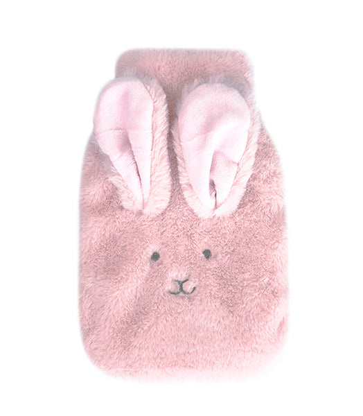 Hot Water Bottle 700mL & Cover - Pink Bunny